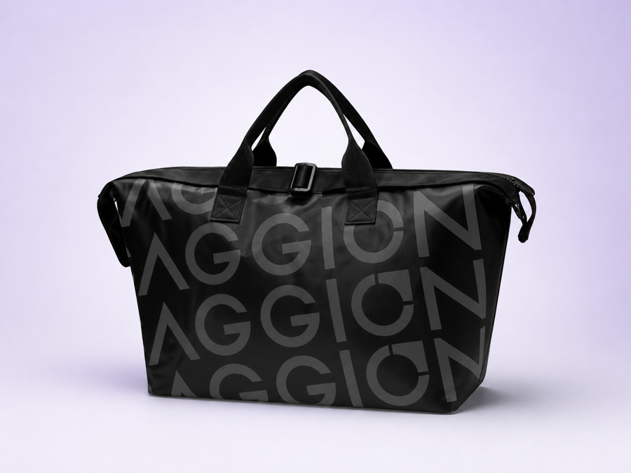 กระเป๋า Caggioni Weekender Overnight Bag สีดำ